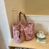 Bolsa de Ombro Único com Laço Retro Estilo Coreano Bolsa Transversal Preguiçosa Estilo Ins Bolsa de Mão Diária para Trabalhador e Compras