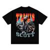 Camiseta de manga curta 2PAC KANYE WEST JUSTIN BIEBER Biber TRAVIS SCOTT hip hop ASAPT