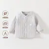 Calça Nova de Bebê para Outono com Cintura Alta Protegendo a Barriga, Leggings Longas de Algodão, Calça Acolchoada Anti-Frio para Bebê de Primavera e Outono