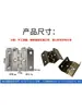 Accesorios de herrajes para bisagras de cuatro pliegues Bisagra de hierro doblado de 2 pulgadas Bisagra de un pliegue de 12 MM para tablero de madera Bisagra para puerta de gabinete Hierro