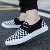 2026 Estilo Comercio Exterior Talla Extra Grande Multicolores Versátiles Zapatos de Hombre Estilo Coreano Modernos Tenis de Caña Baja con Velcro Zapatos Ligeros para Hombre