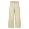 Calças Masculinas Retas de Perna Larga Estilo Retro Americano Desgastado Casual Workwear Streetwear Punk Básico Simples