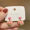 Design de nicho brincos de tulipa círculo de mola retrô brincos femininos 2024 estilo Hong Kong brincos elegantes moda
