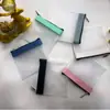 Bolsa de Armazenamento Multifuncional de TPU Fosco, Estojo para Lápis, Material Escolar para Estudantes, Cabo de Dados, Cosméticos, Bolsa Pequena para Embalagem, Grande Capacidade