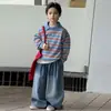 Ropa infantil Zhili pantalones vaqueros para niños 2026 otoño nuevo pantalones largos casuales para niños pantalones de moda para bebés niños primavera y otoño