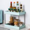 Rack de armazenamento de cozinha removível Carrinho multicamadas doméstico de chão Estrutura de armazenamento de aromatizantes de vegetais