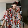 Camisa hawaiana de flores para hombre, de verano, fina, de marca, de moda, estilo Hong Kong, de manga corta, diseño, chaqueta de alta calidad.