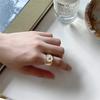 Ins blogger mesmo estilo anel moda criativo retro amor anel tulipa flor aberto dedo indicador anel feminino