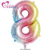 Globo de Película de Aluminio Digital Versión Gruesa de 30 pulgadas / 32 pulgadas Globo Venta al por Mayor Globo Digital de 75 cm Decoración de Fiesta Globo Inflable