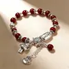 Pulseira de Imitação de Cera de Abelha Estilo Étnico Vintage, Pulseira Pixiu de Cristal de Ágata Estilo Templo Chinês, Suprimento para Vendedores de Rua em Transmissão ao Vivo
