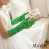 Vestido de Princesa Elsa de Frozen para Actuación Infantil con Accesorios Guantes de Satén Producto con Licencia de Frozen
