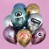 Globo Publicitario Impresión Traje Transfronterizo Globo Forma Redonda Corazón Impresión Globo Fabricante Mayorista Logo Personalizado
