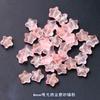 Estrella de cinco puntas de 8 mm agujero recto agujero vertical esmerilado estrella pequeña estrella de cinco puntas esmalte de color antiguo horquilla borla diy hecho a mano cuentas sueltas