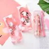 Bolsa de Lápices Rosa Nueva para Niña Coreana Linda Bolsa de Lápices de Gran Capacidad Estilo Fresco Bolsa de Papelería para Niña