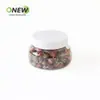 Frasco de Plástico PET de Grado Alimenticio de 180 ml para Snacks Infantiles, Galletas, Dulces, Cacahuates y Semillas, Botella de Plástico Transparente