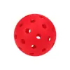 Pickleball 26 Agujeros 40 Agujeros Pelotas de Pickleball 74 mm Moldeadas por Inyección Agujero Múltiple Pelota Agujereada TPE Entrega Directa de Fábrica