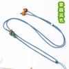 Collar con colgante de Buda de cera de abejas de cristal tejido con nudo Ruyi fino y cuerda para el cuello Mambo, para hombres y mujeres, venta al por mayor