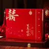 Livro de Registro de Presentes de Casamento, Livro de Registro e Assinatura de Convidados, Livro de Contabilidade de Presentes de Casamento, Coleção de Suprimentos de Casamento com Envelope Vermelho