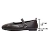 Comercio exterior transfronterizo talla grande otoño 2026 nuevo zapato Mary Jane de punta cuadrada para mujer con correa de hebilla individual zapatos casuales planos