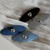 Pinza para el pelo de tela vaquera Dongdaemun Love Retro Femenino Love Pinza Lateral Pinza para Flequillo Accesorios para el Cabello Estilo Nuevo