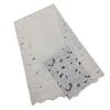 Encaje bordado con lentejuelas, tela soluble en agua, para vestidos de novia, accesorios para puños, encaje de seda color leche.