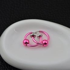 气质时尚潮人设计无耳洞简约男女同款EAR Cuff 弹簧耳夹带珠批发