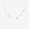 Collar con colgante de helado en forma de globo aerostático y flor de plata esterlina S925, estilo PD Niche, joyería azul claro europea y americana.