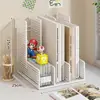 Caixa de armazenamento de mesa estante de livros para estudantes suporte para livros estante de grande capacidade porta-lápis de papelaria para mesa de escritório