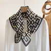 Lenço pequeno quadrado de algodão e linho com estampa paisley preto e branco para mulheres, adequado para primavera, outono e inverno, lenço de pescoço