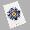 Pegatinas de tatuaje temporales para brazo de flores estilo oscuro en blanco y negro con diseños de mariposa, lobo, tigre, calavera y rosa, impermeables, de larga duración, pegatinas de tatuaje desechables