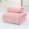 Toalla de baño de vellón de coral, unisex, suave y absorbente, no se decolora después del lavado, toalla grande al por mayor