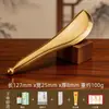 Palo para aliviar la tensión muscular y tabla gua sha de latón puro, producto genuino para lifting y reafirmación facial, palo para aliviar la tensión muscular de los ojos, masaje de puntos de acupuntura de meridianos de hombros y cuello