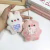 Lindo Colgante de Muñeca Cerdo Conejo Babero Accesorios Conejo Rubor Colgantes de Bolso Pequeño Regalo