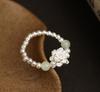 Anillo de Plata Esterlina S925 con Jade Hetian Natural Chuhe para Mujer, Dedo Índice, Jade, Nuevo Estilo Chino, Círculo Liso, Regalo para Novia
