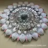 Guirlanda de Papel Colorida 2m Guirlanda Coração Peça de Guirlanda Semi-Acabada Guirlanda de Lantejoulas Yunyang Suprimentos Funerários Atacado