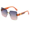 Nuevas gafas de sol de moda H para mujer, gafas de sol anti-ultravioleta de moda, cara redonda, rojo en línea con gafas de sol finas de belleza, lote