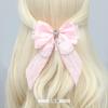 Accesorios Originales Hechos a Mano de Producción Masiva Estilo Japonés Jk Lolita Encaje Cruzado Lazo Par de Tocado
