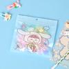 Bolsa de Plástico Autosellable Fresca Pequeña Estilo Coreano Bolsa de Empaque para Juguetes y Ligas para el Cabello Pequeñas Bolsa Linda para Dulces y Snacks para Niños