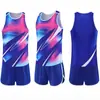 Conjunto de Ropa de Atletismo para Hombres y Mujeres, Ropa de Entrenamiento Fitness, Chalecos, Ropa Infantil, Carreras de Distancia Corta, Maratón, Ropa Deportiva para Examen Físico y Competición