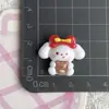 Novos Clipes de Patch de Animal Cartoon, Coelho Pequeno Feito à Mão DIY Acessórios de Cola de Creme Resina, Kit de Material para Fivela de Sapato Clog