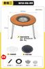Estufa para Barbacoa al Aire Libre Barbacoa Doméstica Portátil Plegable Mesa para Barbacoa Barbacoa de Carbón Cocina para Patio al Aire Libre Barbacoa para Té