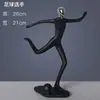 Figuras de Banda de Música Minimalistas Nórdicas Decoraciones para Sala de Estar Hogar Artesanía Creativa para Mueble de TV Gabinete de Vino Adornos Abstractos