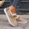 Comércio exterior Europa e Estados Unidos lã boca cano baixo algodão sapatos mulheres 2024 novo plus size cadarço plus size quente curto sapatos casuais