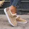 Comércio exterior Europa e Estados Unidos lã boca cano baixo algodão sapatos mulheres 2024 novo plus size cadarço plus size quente curto sapatos casuais