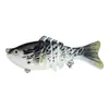 Cebo de Pesca Duro de Siete Secciones para Pesca en el Mar de Larga Distancia de 10 cm, 15.5 g con Bolas de Sonido, Cebo Realista de Imitación de Pez Multisección