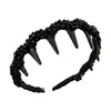 Diadema de Peine de Pedrería de Lujo, Exquisita Diadema Hecha a Mano con Perlas, Accesorio para el Cabello Elegante y de Moda con Corona Alta