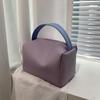Bolso de Mujer Portátil Simple de Moda 2022 Nuevo Color Caramelo Indentación Portátil Bolso Cuadrado Pequeño Bolso de Hombro Cruzado Simple
