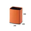 Cubo de basura para invitados del hogar, tipo de lanzamiento directo, sin tapa, contenedor de almacenamiento de gran capacidad para baño, dormitorio, sala de estar, papelera