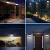 Luces Solares para Patios Exteriores, Uso Doméstico, Farolas con Sensor de Movimiento Corporal, Barandillas de Escaleras, Iluminación LED, Luces de Pared Impermeables, Luz Fuerte