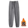 Novos Calças Jogger Vintage Lavadas de Peso Pesado 500g Transfronteiriças Retrô Americanas Largas com Forro de Lã Espessadas Casuais